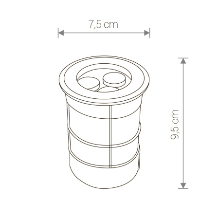 картинка Встраиваемый светильник светодиодный уличный Picco 9104 IP67 от магазина BTSvet