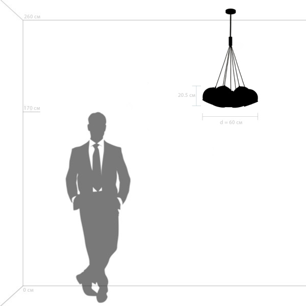 картинка Подвесная люстра Sferico 729071 от магазина BTSvet