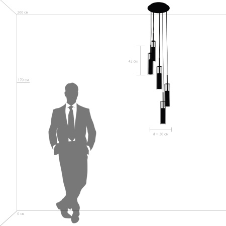 картинка Подвесной светильник Cilino 756056 от магазина BTSvet