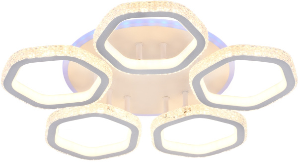 картинка Потолочная люстра Centauri 10263/5 LED*180+8W White от магазина BTSvet