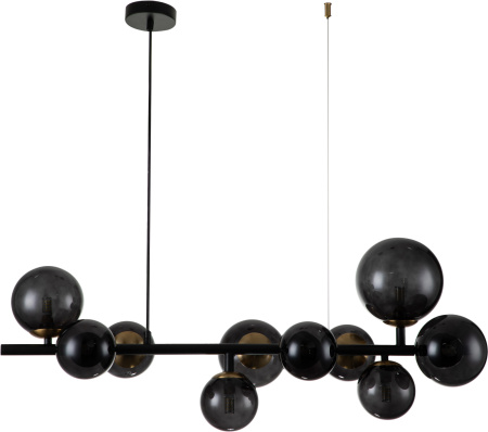 картинка Люстра подвесная Molecola V000196 (11018/10P Black) от магазина BTSvet