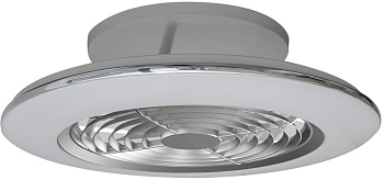 Потолочная люстра светодиодная с вентилятором с пультом и управлением смартфоном регулировкой цветовой температуры и яркости Alisio 7494