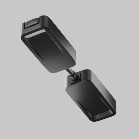 картинка Коннектор питания прямой Radity встраиваемый черный Maytoni Magnetic track system Radity TRA084C-B-12 от магазина BTSvet