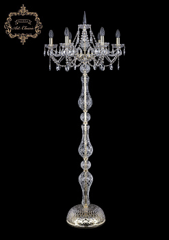 Хрустальный торшер 13.21.6.200.h-160.Gd.Sp