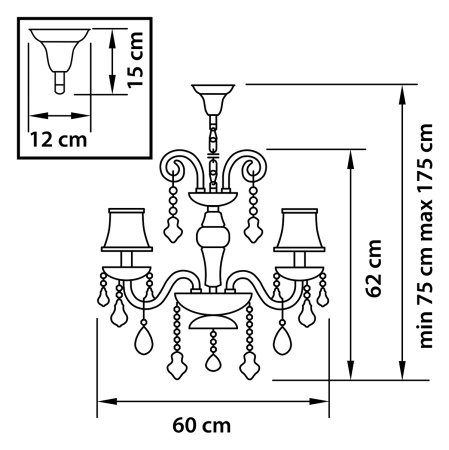 картинка Подвесная люстра NATIVO 715067 от магазина BTSvet