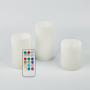 картинка Декоративная свеча светодиодная с пультом ULD-F052 RGB RC CANDLE SET3 от магазина BTSvet