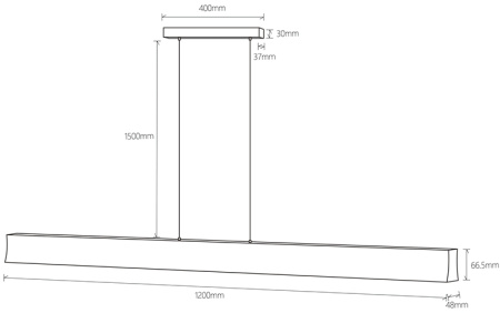 картинка Подвесной светильник светодиодный Hanok 7545 от магазина BTSvet
