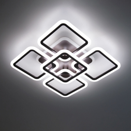 картинка Потолочная люстра светодиодная с управлением голосом и смартфоном с пультом регулировкой цветовой температуры и яркости Марсель CL232A155E RGB от магазина BTSvet