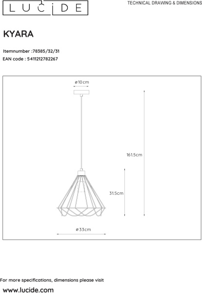 картинка Подвесной светильник Kyara White 78385/32/31 от магазина BTSvet