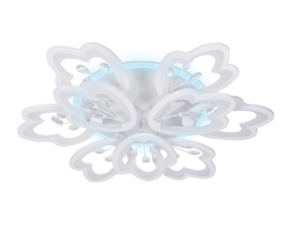 картинка Потолочная люстра светодиодная с пультом, регулировкой яркости, цветовой температуры и ночным режимом Acrylica FA511 от магазина BTSvet