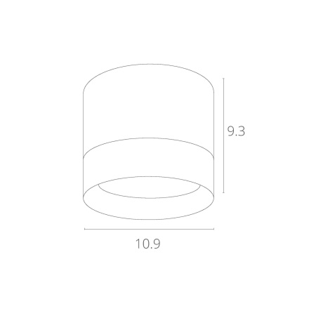 картинка Накладной светильник светодиодный Castor A5554PL-1WH от магазина BTSvet