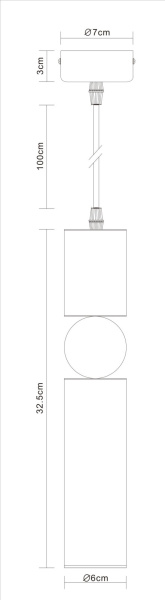 картинка Подвесной светильник Ran A3162SP-1BK от магазина BTSvet