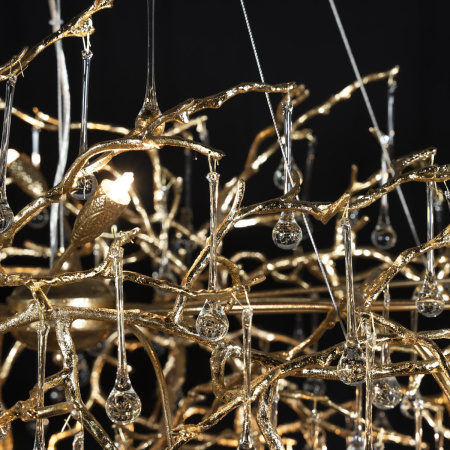 картинка Подвесная люстра светодиодная Bijout 10067/1800 GD от магазина BTSvet