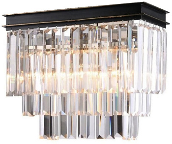 Настенный светильник 31102/A black+gold