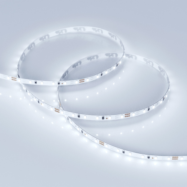картинка Светодиодная лента MICROLED-5000 24V Cool 8K 4mm (2216, 120 LED/m, LUX) (Arlight, 9.6 Вт/м, IP20) 024409 от магазина BTSvet