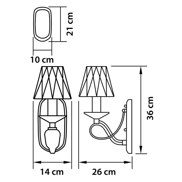 картинка Бра RICCIO 705612 от магазина BTSvet