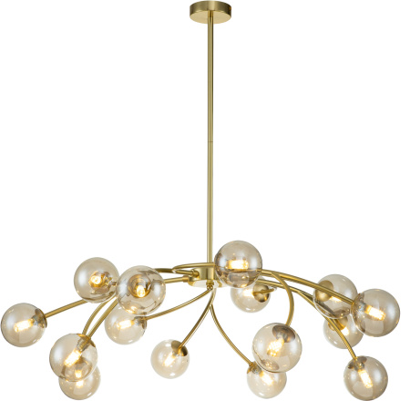 Люстра потолочная на штанге Intero V000226 (11024/15R Gold)