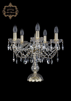 Хрустальная настольная лампа 12.21.5.141-37.Gd.Sp