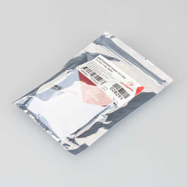 картинка Микродиммер SMART-D13-DIM (12-24V, 1x3A, Sens) (Arlight, IP20 Пластик, 5 лет) 028291 от магазина BTSvet