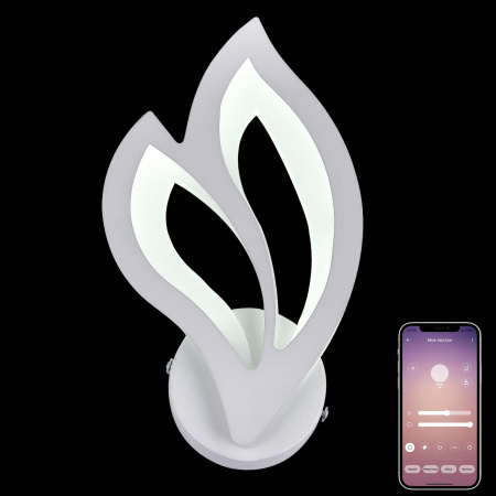 картинка Бра светодиодное с управлением смартфоном регулировкой цветовой температуры и яркости ночным режимом и таймером LED LAMPS 81108/1W от магазина BTSvet