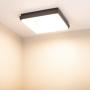 картинка Уличный потолочный светильник светодиодный защищенный LGD-AREA-S240x240-25W Warm3000 (GR, 110 deg, 230V) (Arlight, IP54 Металл, 3 года) 029952 от магазина BTSvet
