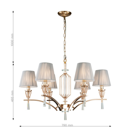 картинка Подвесная люстра Sade 2690-6P от магазина BTSvet