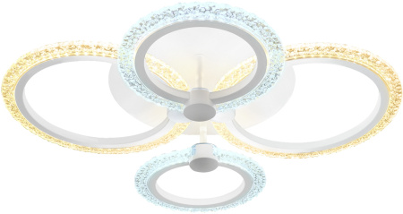 Потолочная люстра светодиодная с пультом регулировкой цветовой температуры и яркости Acrylica FA4061