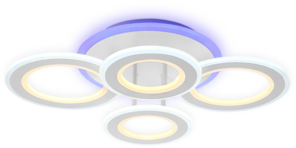 Потолочная люстра светодиодная с пультом регулировкой цветовой температуры и яркости ночным режимом Acrylica FA8801