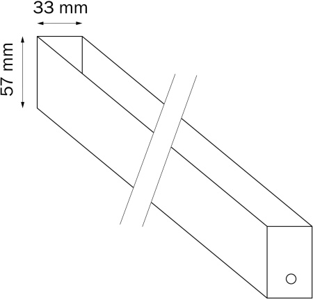 картинка Однофазный шинопровод накладной двухконтактный 220V Barra 505017 от магазина BTSvet