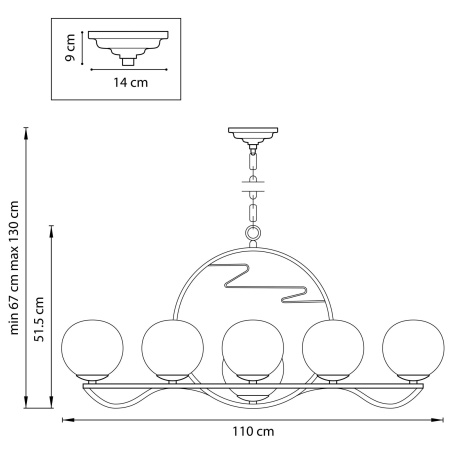 картинка Подвесная люстра Enna 762117 от магазина BTSvet