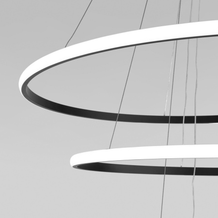 картинка Подвесной светодиодный светильник Collars 90264/3 черный от магазина BTSvet