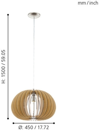 картинка Подвесной светильник Cossano 94767 от магазина BTSvet