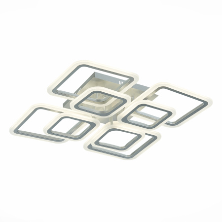 картинка Потолочная люстра светодиодная диммируемая с пультом регулировкой цветовой температуры и яркости Qutro SLE200492-08 от магазина BTSvet