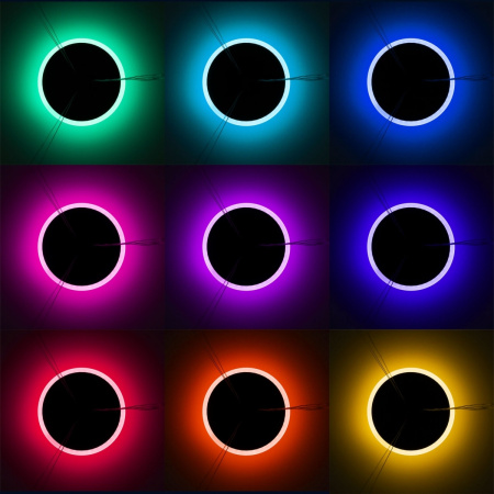 картинка Умная подвесная люстра Венге Неон Смарт CL731A095E от магазина BTSvet