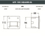 картинка Подсветка ступеней лестницы Leti 100 Square-EL 3C3.000.000.AYG1L от магазина BTSvet