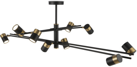 картинка Потолочная люстра на штанге Enzo FR5201PL-10B от магазина BTSvet
