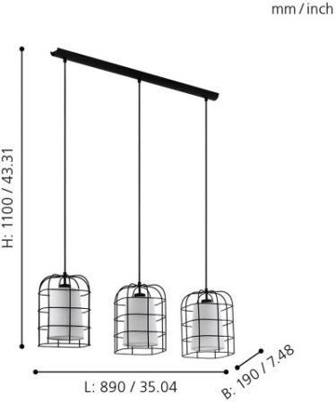 картинка Подвесной светильник Bittams 43355 от магазина BTSvet