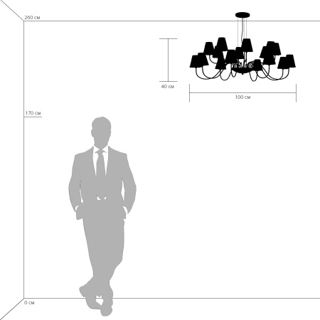 картинка Подвесная люстра DIAFANO 758164 от магазина BTSvet