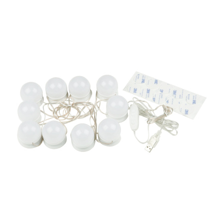 Мебельный светильник светодиодный с датчиком движения и выключателем зарядка от USB ULM-F50-8W/SW/10/DIM IP20 WHITE