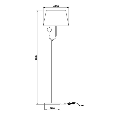 картинка Торшер Fabio VL1933F01 от магазина BTSvet