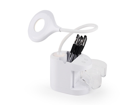 картинка Офисная настольная лампа диммируемая светодиодная с выключателем и USB-портом Desk DE561 от магазина BTSvet