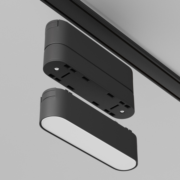 картинка Адаптер к трековому светильнику Radity L222mm черный Accessories for tracks Radity TRA084FC-11SB от магазина BTSvet