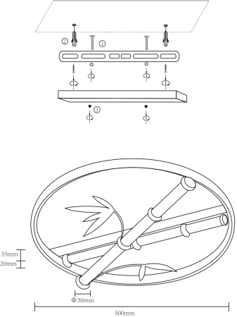 картинка Потолочный светильник 440-307-03 от магазина BTSvet