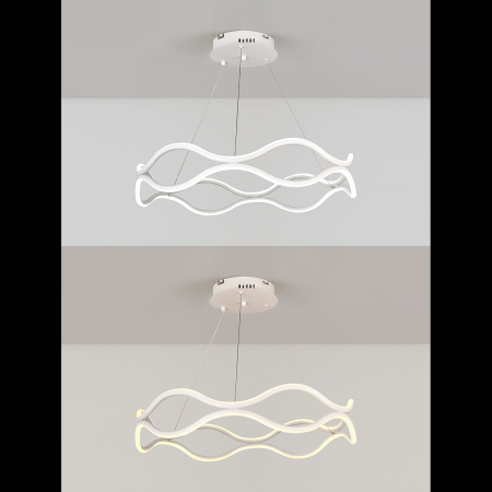 картинка Подвесной светильник светодиодный с голосовым управлением пультом и управлением со смартфона регулировкой цветовой температуры и яркости ночным режимом и таймером LED LAMPS 81284 от магазина BTSvet