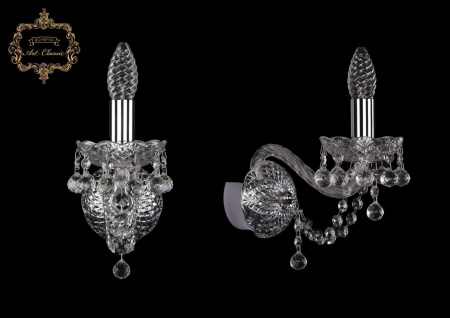 Хрустальное бра 10.26.1.165.Cr.B