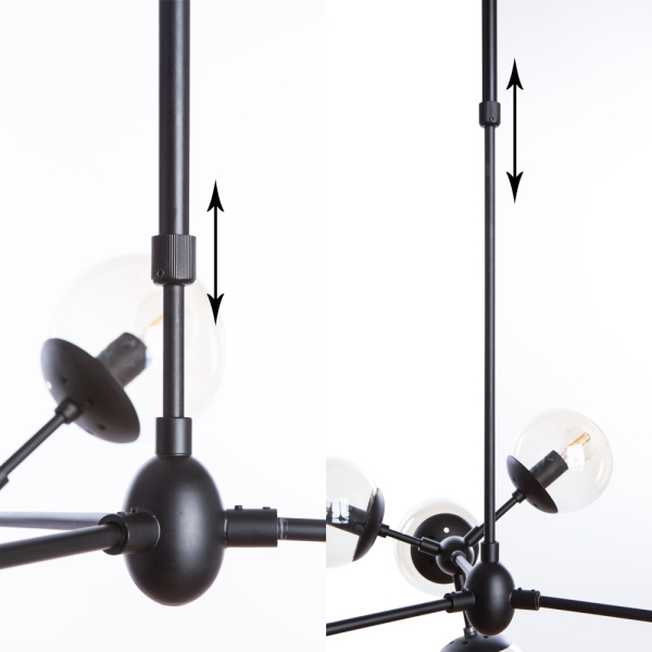 картинка Потолочная люстра A1664SP-12BK от магазина BTSvet