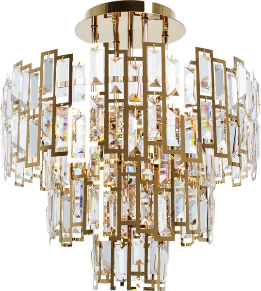 Потолочная люстра хрустальная Mintaka A1005PL-8GO