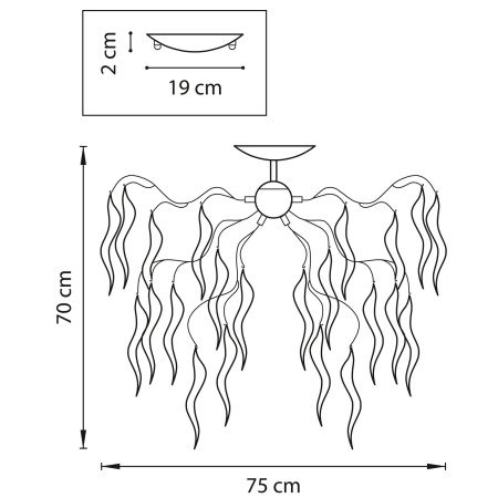 картинка Потолочная люстра Mocco 792124 от магазина BTSvet