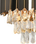 картинка Подвесная люстра хрустальная DARIAN II 81448/5C GOLD BLACK от магазина BTSvet