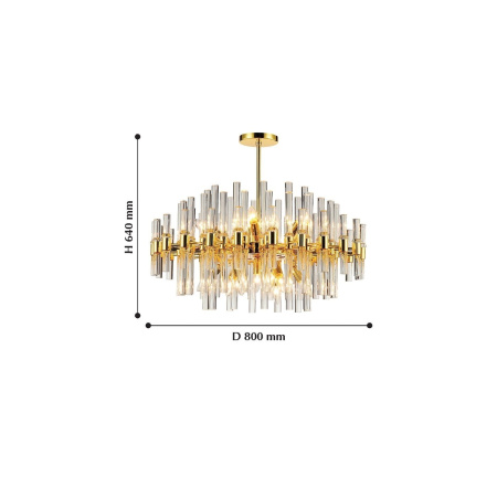 картинка Потолочная люстра Сelebratio 2205-18P от магазина BTSvet